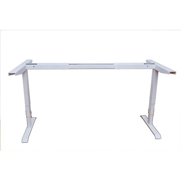Templeton Electric Height Adjustable Desk Dual Motor with 4 Pre Set Features & LED Height Screen, White TE215178 - main